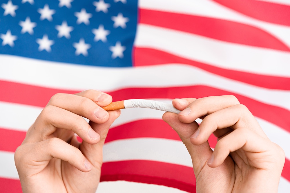 Moins d'arrêts du tabac aux USA depuis le début de la pandémie de Covid-19 