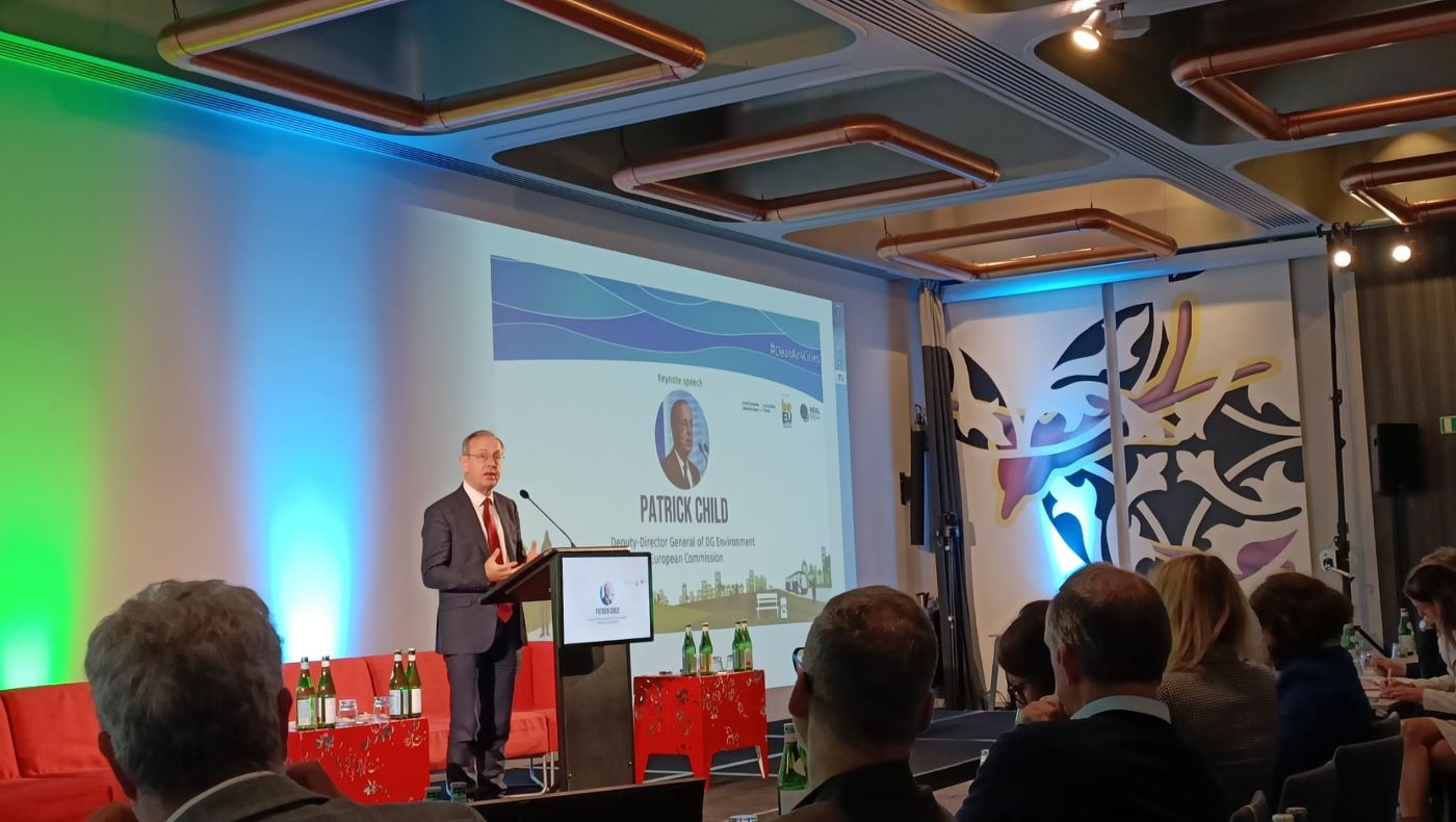 Patrick Child,  Deputy-Director General du DG Environnement à la Commission européenne  © Carole Stavart